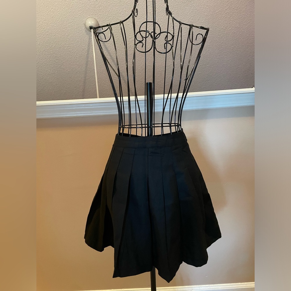 Black panel skirt